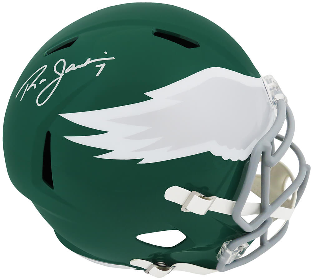 Ron Jaworski Signed Philadelphia Eagles Throwback Riddell Full Size Speed Replica Helmet - JAWREP301 - Ron Jaworski Signed Philadelphia Eagles Throwback Riddell Full Size Speed Replica Helmet product image