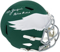 Ron Jaworski Signed Philadelphia Eagles Throwback Riddell Full Size Speed Replica Helmet w/Polish Rifle - JAWREP302 - Ron Jaworski Signed Philadelphia Eagles Throwback Riddell Full Size Speed Replica Helmet w/Polish Rifle product image