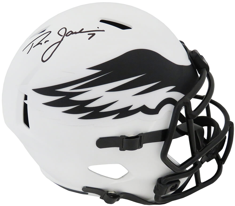 Ron Jaworski Signed Philadelphia Eagles Lunar Eclipse Riddell Full Size Speed Replica Helmet - JAWREP303 - Ron Jaworski Signed Philadelphia Eagles Lunar Eclipse Riddell Full Size Speed Replica Helmet product image
