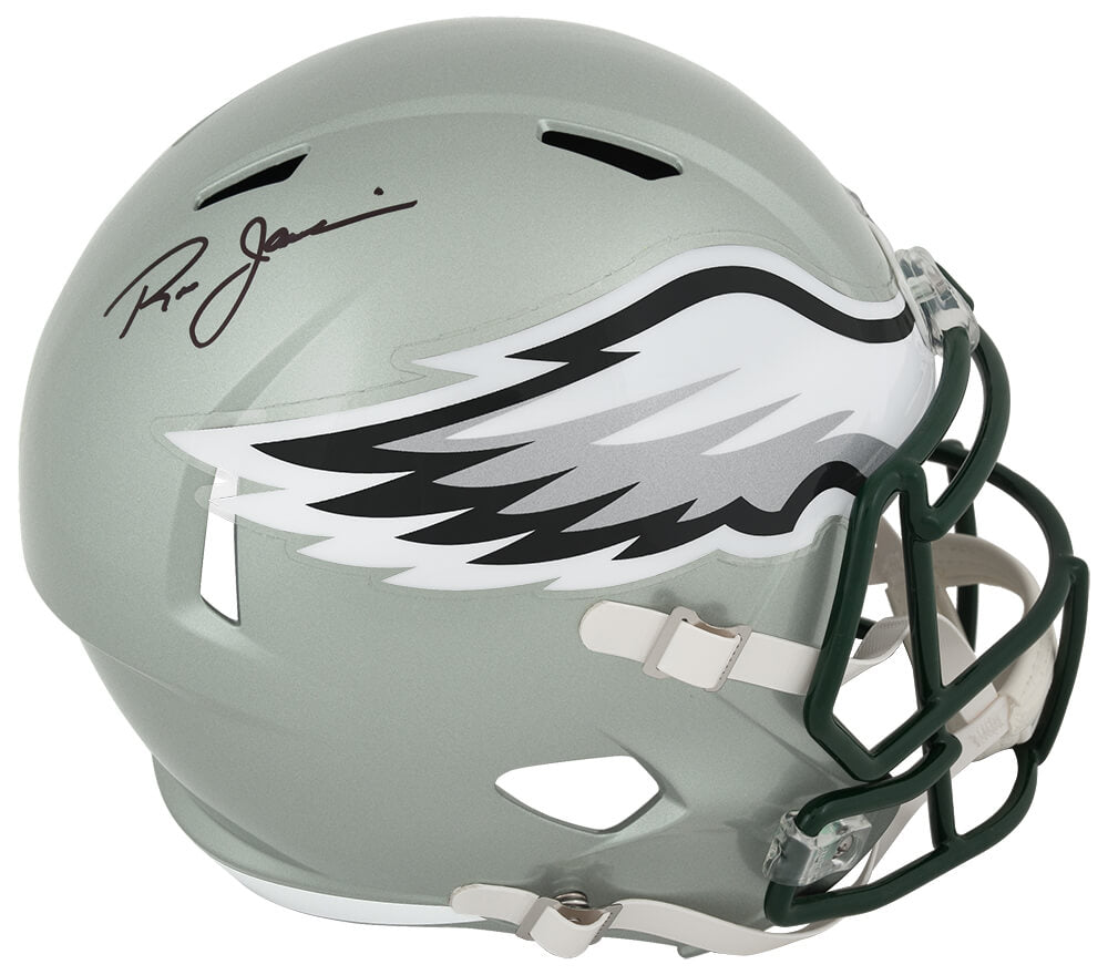Ron Jaworski Signed Philadelphia Eagles FLASH Riddell Full Size Speed Replica Helmet - JAWREP304 - Ron Jaworski Signed Philadelphia Eagles FLASH Riddell Full Size Speed Replica Helmet product image