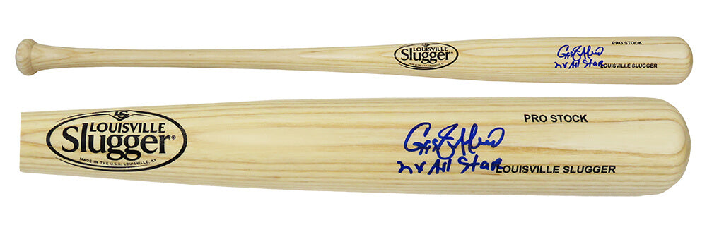 Gregg Jefferies Signed Louisville Slugger Pro Stock Blonde Baseball Bat w/2x All Star - JEFBAT100 - Gregg Jefferies Signed Louisville Slugger Pro Stock Blonde Baseball Bat w/2x All Star product image