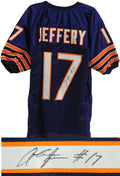 Alshon Jeffery Signed Navy Custom Jersey - JEFJRY300 - Alshon Jeffery Signed Navy Custom Jersey product image