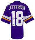 Justin Jefferson Signed Purple Custom Football Jersey - (Beckett) - JEFJRY313 - Justin Jefferson Signed Purple Custom Football Jersey - (Beckett) product image