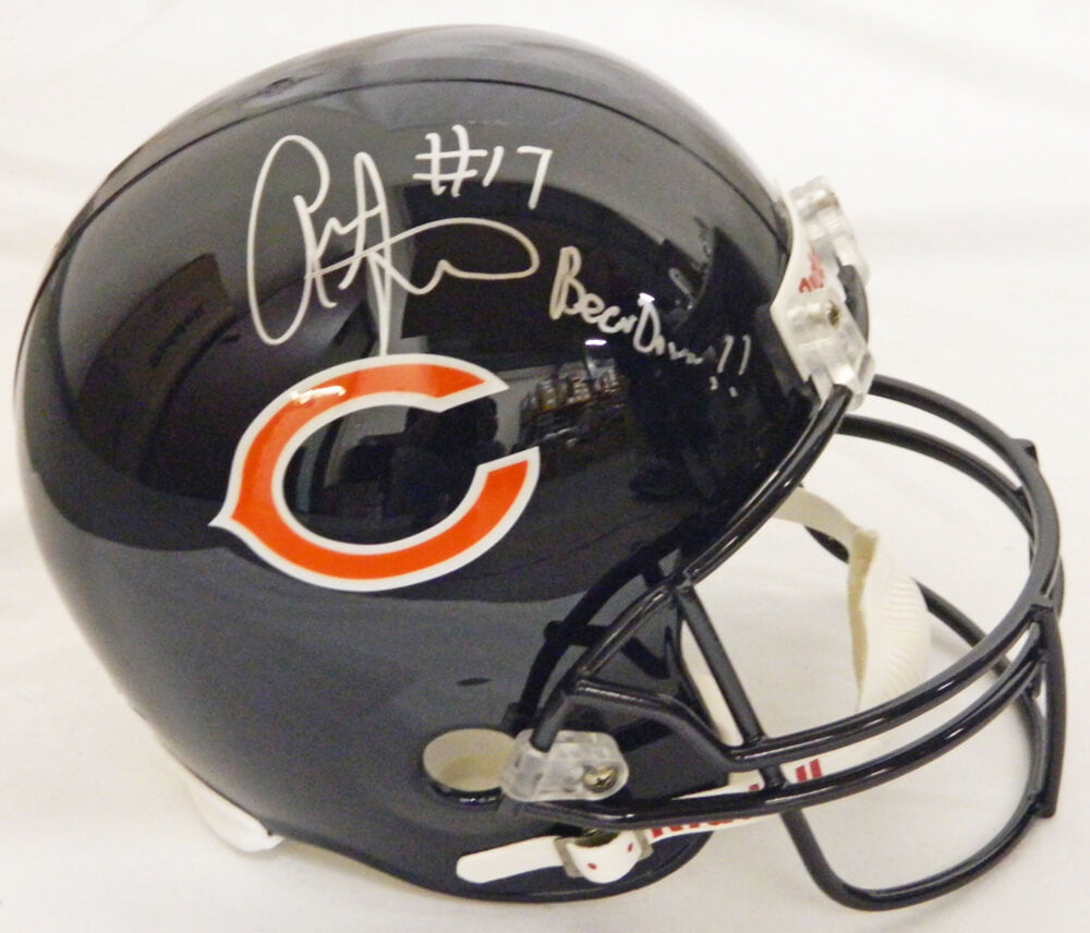 Alshon Jeffery Signed Bears Riddell F/S Replica Helmet w/Bear Down - JEFREP300 - Alshon Jeffery Signed Bears Riddell F/S Replica Helmet w/Bear Down product image