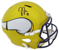 Justin Jefferson Signed Minnesota Vikings FLASH Riddell Full Size Speed Replica Helmet - JEFREP311 - Justin Jefferson Signed Minnesota Vikings FLASH Riddell Full Size Speed Replica Helmet product image