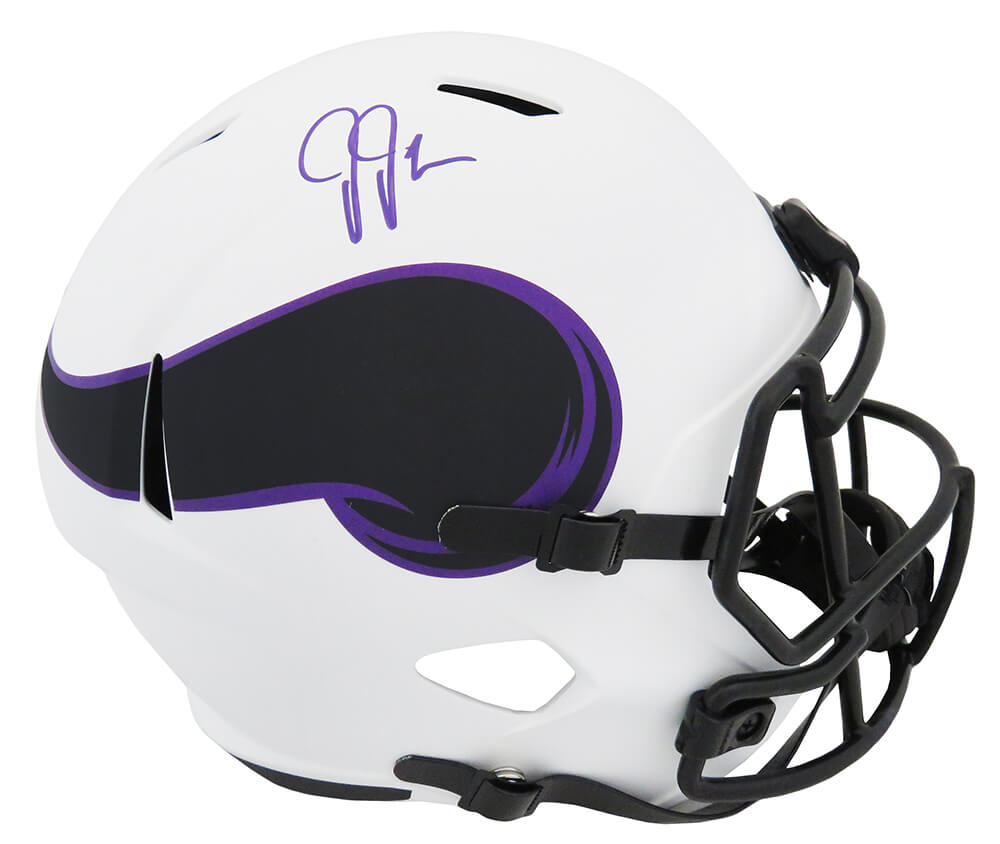 Justin Jefferson Signed Minnesota Vikings Lunar Eclipse Riddell Full Size Speed Replica Helmet - JEFREP313 - Justin Jefferson Signed Minnesota Vikings Lunar Eclipse Riddell Full Size Speed Replica Helmet product image