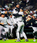 Bobby Jenks Signed White Sox 2005 World Series Celebration Hug With A.J. Pierzynski 16x20 Photo - JEN16P110 - Bobby Jenks Signed White Sox 2005 World Series Celebration Hug With A.J. Pierzynski 16x20 Photo product image
