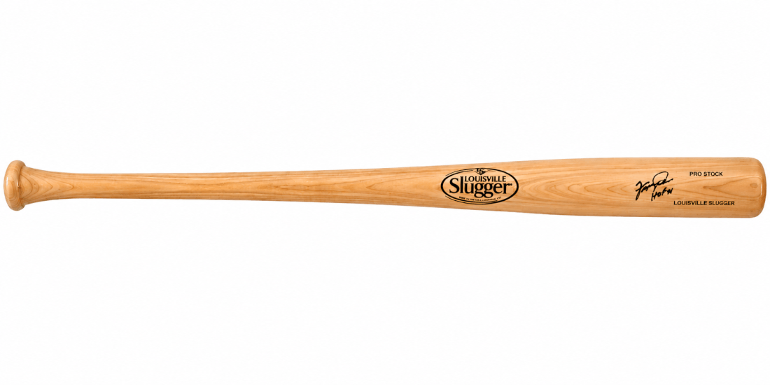 Fergie Jenkins Signed Louisville Slugger Pro Stock Blonde Baseball Bat w/HOF'91 - JENBAT100 - Fergie Jenkins Signed Louisville Slugger Pro Stock Blonde Baseball Bat w/HOF'91 product image