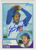 Fergie Jenkins Signed Chicago Cubs 1983 Topps Baseball Trading Card #230 - JENCAR105 - Fergie Jenkins Signed Chicago Cubs 1983 Topps Baseball Trading Card #230 product image