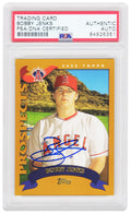 Bobby Jenks Signed 2002 Topps Traded Rookie Baseball Card #T172 - (PSA Encapsulated) - JENCAR129 - Bobby Jenks Signed 2002 Topps Traded Rookie Baseball Card #T172 - (PSA Encapsulated) product image