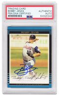 Bobby Jenks Signed 2002 Bowman Rookie Baseball Card #400 - (PSA Encapsulated) - JENCAR130 - Bobby Jenks Signed 2002 Bowman Rookie Baseball Card #400 - (PSA Encapsulated) product image