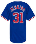 Fergie Jenkins Signed Blue Custom Baseball Jersey w/HOF'91 - (Beckett) - JENJRY104 - Fergie Jenkins Signed Blue Custom Baseball Jersey w/HOF'91 - (Beckett) product image