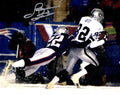 James Jett Signed Raiders Snow Game Catch 8x10 Photo - JET08P301MYS - James Jett Signed Raiders Snow Game Catch 8x10 Photo product image