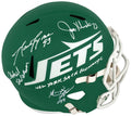 New York Sack Exchange Signed New York Jets Green T/B Riddell Full Size Speed Replica Helmet w/Sack Exchange - JETREP301 - New York Sack Exchange Signed New York Jets Green T/B Riddell Full Size Speed Replica Helmet w/Sack Exchange product image