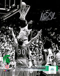 Magic Johnson Signed Michigan State Spartans Slam Dunk B&W 8x10 Photo - JOH08P212 - Magic Johnson Signed Michigan State Spartans Slam Dunk B&W 8x10 Photo product image