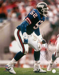 Pepper Johnson Signed New York Giants Blue Jersey Action 16x20 Photo - JOH16P300 - Pepper Johnson Signed New York Giants Blue Jersey Action 16x20 Photo product image