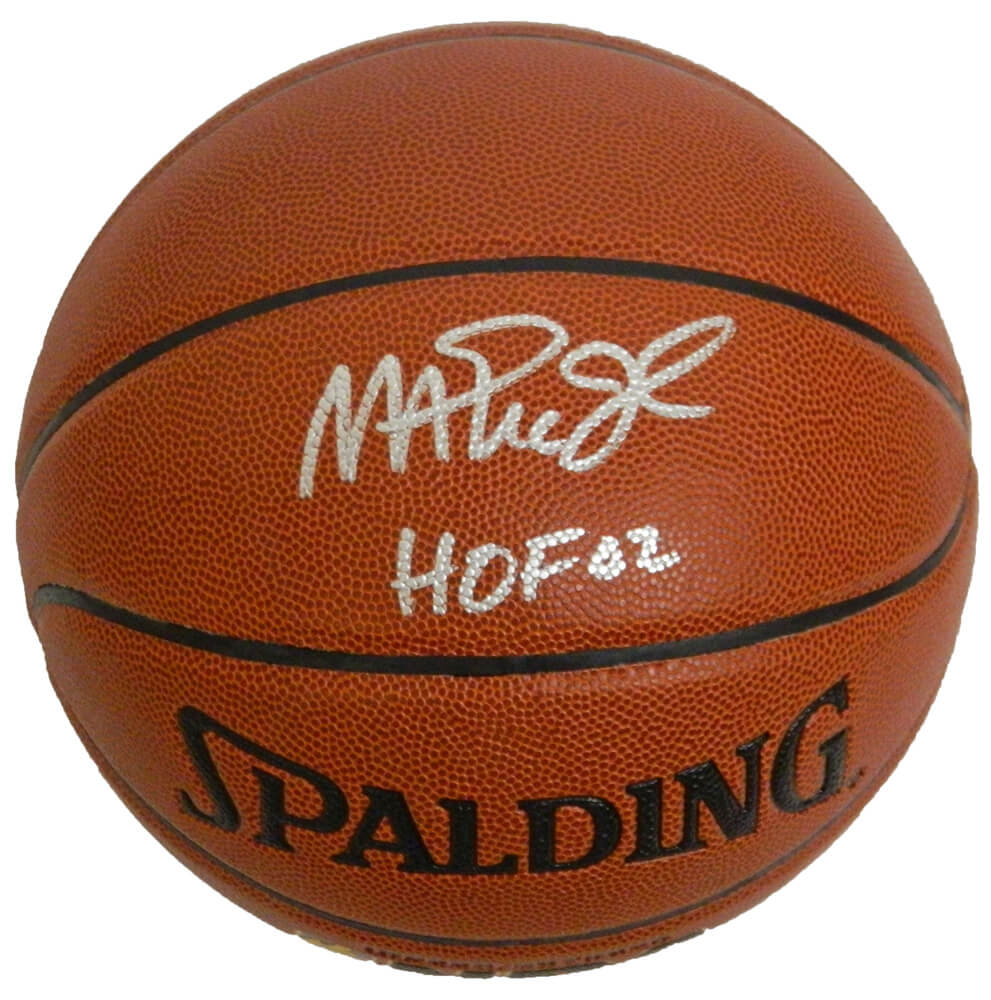 Magic Johnson Signed Spalding Indoor/Outdoor Basketball w/HOF'02 - JOHBSK206 - Magic Johnson Signed Spalding Indoor/Outdoor Basketball w/HOF'02 product image