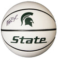 Magic Johnson Signed Michigan State Spartans Baden White Logo Basketball - JOHBSK215 - Magic Johnson Signed Michigan State Spartans Baden White Logo Basketball product image