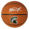 Magic Johnson Signed Michigan State Spartans Baden Brown Logo Basketball - JOHBSK217 - Magic Johnson Signed Michigan State Spartans Baden Brown Logo Basketball product image
