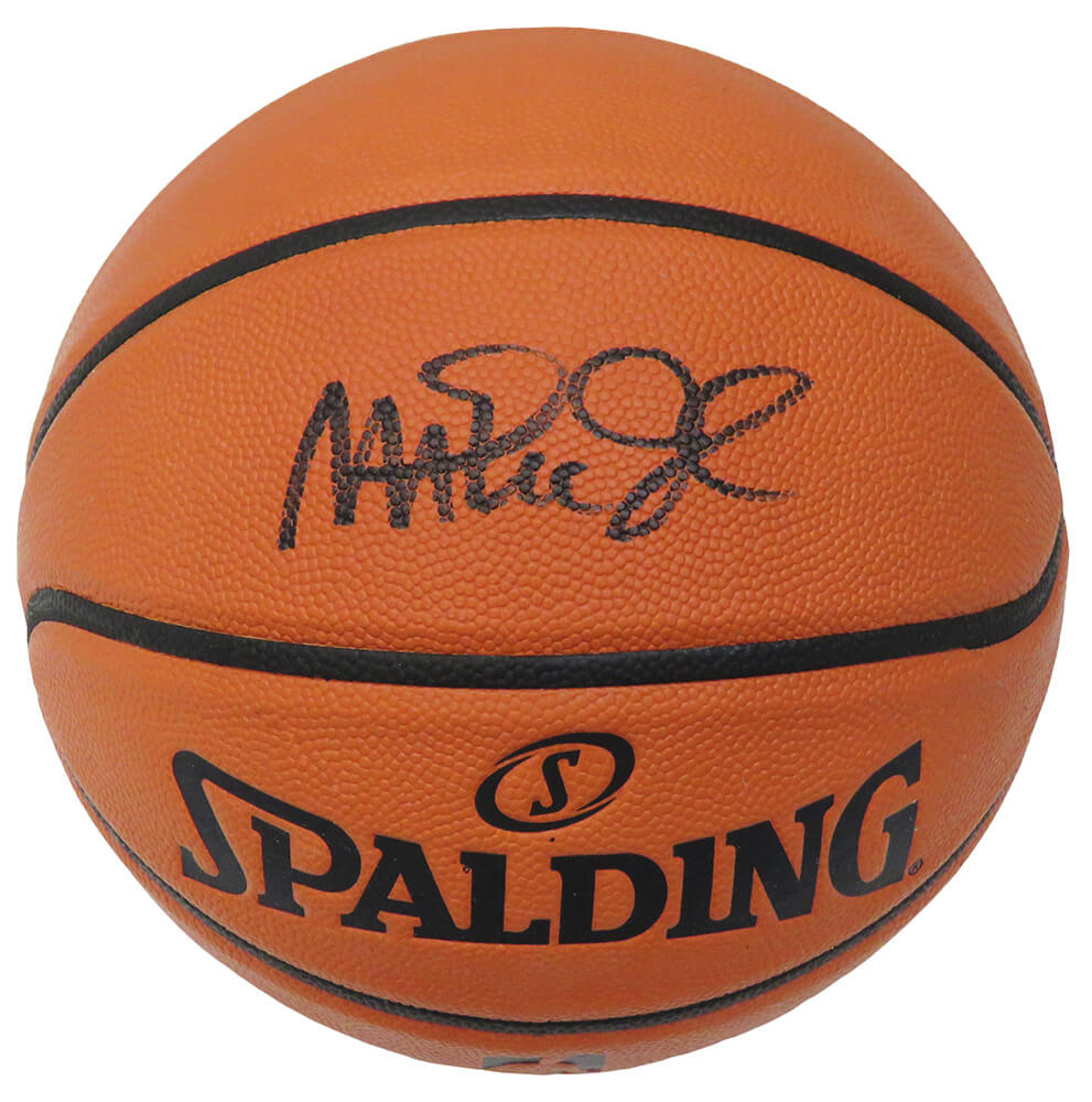 Magic Johnson Signed Spalding Game Series Replica NBA Basketball - JOHBSK220 - Magic Johnson Signed Spalding Game Series Replica NBA Basketball product image