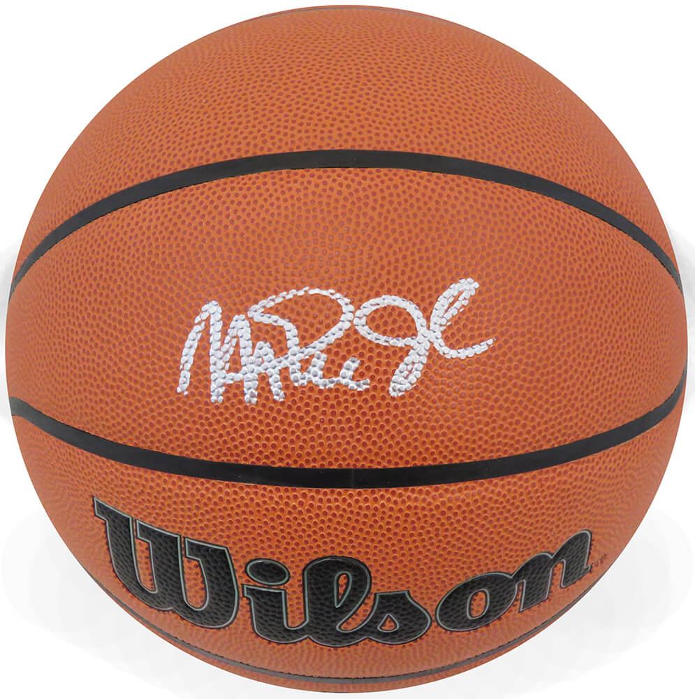 Magic Johnson Signed Wilson Indoor/Outdoor NBA Basketball - JOHBSK222 - Magic Johnson Signed Wilson Indoor/Outdoor NBA Basketball product image