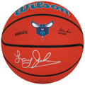 Larry Johnson Signed Charlotte Hornets Logo Wilson NBA Basketball - JOHBSK240 - Larry Johnson Signed Charlotte Hornets Logo Wilson NBA Basketball product image