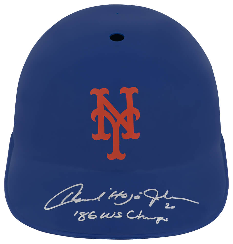 Howard Johnson Signed New York Mets Souvenir Replica Batting Helmet w/86 WS Champs - JOHBTH110 - Howard Johnson Signed New York Mets Souvenir Replica Batting Helmet w/86 WS Champs product image
