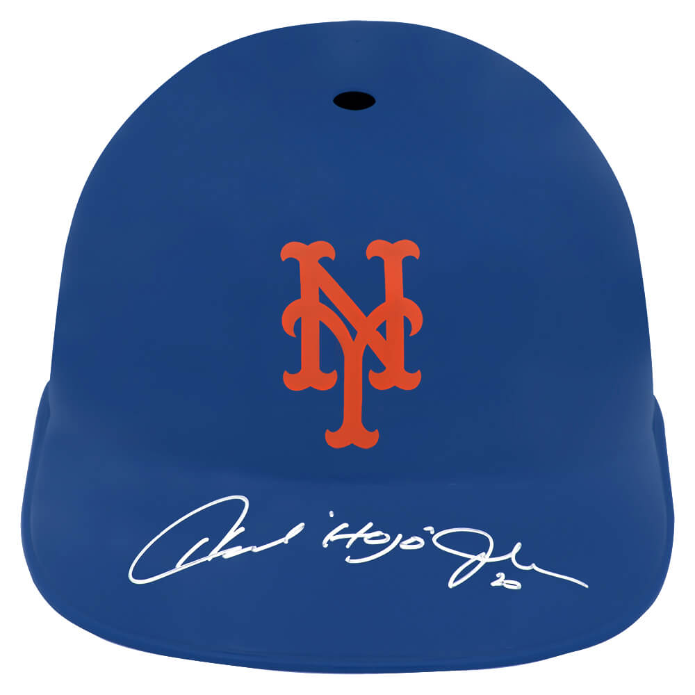 Howard Johnson Signed New York Mets Souvenir Replica Batting Helmet w/Hojo - JOHBTH111 - Howard Johnson Signed New York Mets Souvenir Replica Batting Helmet w/Hojo product image