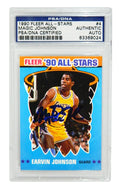Magic Johnson Signed Los Angeles Lakers 1990 Fleer All Star Trading Card #4 - (PSA Encapsulated) - JOHCAR205 - Magic Johnson Signed Los Angeles Lakers 1990 Fleer All Star Trading Card #4 - (PSA Encapsulated) product image