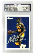 Magic Johnson Signed Los Angeles Lakers 2009 Bowman Trading Card #88 - (PSA Encapsulated) - JOHCAR206 - Magic Johnson Signed Los Angeles Lakers 2009 Bowman Trading Card #88 - (PSA Encapsulated) product image