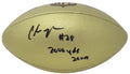 Chris Johnson Signed Wilson Duke Gold Metallic NFL Full Size Replica Football w/2006 Yds 2009 - JOHFTB312 - Chris Johnson Signed Wilson Duke Gold Metallic NFL Full Size Replica Football w/2006 Yds 2009 product image