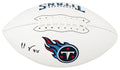 Chris Johnson Signed Tennessee Titans Logo Franklin White Football - JOHFTB316 - Chris Johnson Signed Tennessee Titans Logo Franklin White Football product image