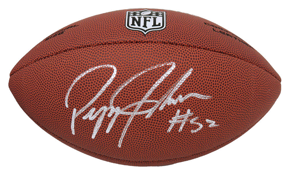 Pepper Johnson Signed Wilson Limited Full Size NFL Football - JOHFTB320 - Pepper Johnson Signed Wilson Limited Full Size NFL Football product image