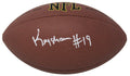 Keyshawn Johnson Signed Wilson Super Grip Full Size NFL Football - JOHFTB340 - Keyshawn Johnson Signed Wilson Super Grip Full Size NFL Football product image
