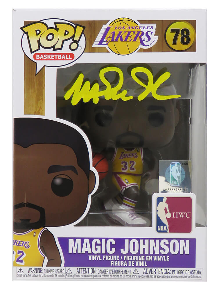 Magic Johnson Signed Los Angeles Lakers Funko Pop Doll #78 - JOHFUN200 - Magic Johnson Signed Los Angeles Lakers Funko Pop Doll #78 product image