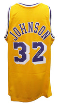 Magic Johnson Signed Los Angeles Lakers Gold Mitchell & Ness NBA Swingman Basketball Jersey - JOHJRY218 - Magic Johnson Signed Los Angeles Lakers Gold Mitchell & Ness NBA Swingman Basketball Jersey product image