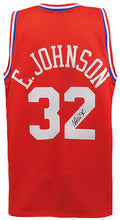 Magic Johnson Signed 1991 All Star Game M&N Red Throwback Swingman Jersey - JOHJRY222 - Magic Johnson Signed 1991 All Star Game M&N Red Throwback Swingman Jersey product image