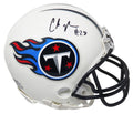 Chris Johnson Signed Tennessee Titans Riddell Mini Helmet - JOHMIN300 - Chris Johnson Signed Tennessee Titans Riddell Mini Helmet product image
