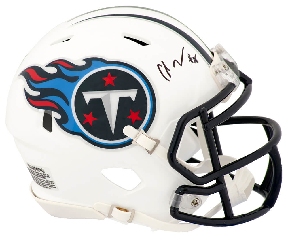 Chris Johnson Signed Tennessee Titans Riddell Speed Mini Helmet - JOHMIN304 - Chris Johnson Signed Tennessee Titans Riddell Speed Mini Helmet product image
