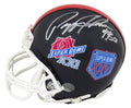 Pepper Johnson Signed New York Giants Super Bowl XXI & XXV Champs Logo Riddell Mini Helmet - JOHMIN311 - Pepper Johnson Signed New York Giants Super Bowl XXI & XXV Champs Logo Riddell Mini Helmet product image