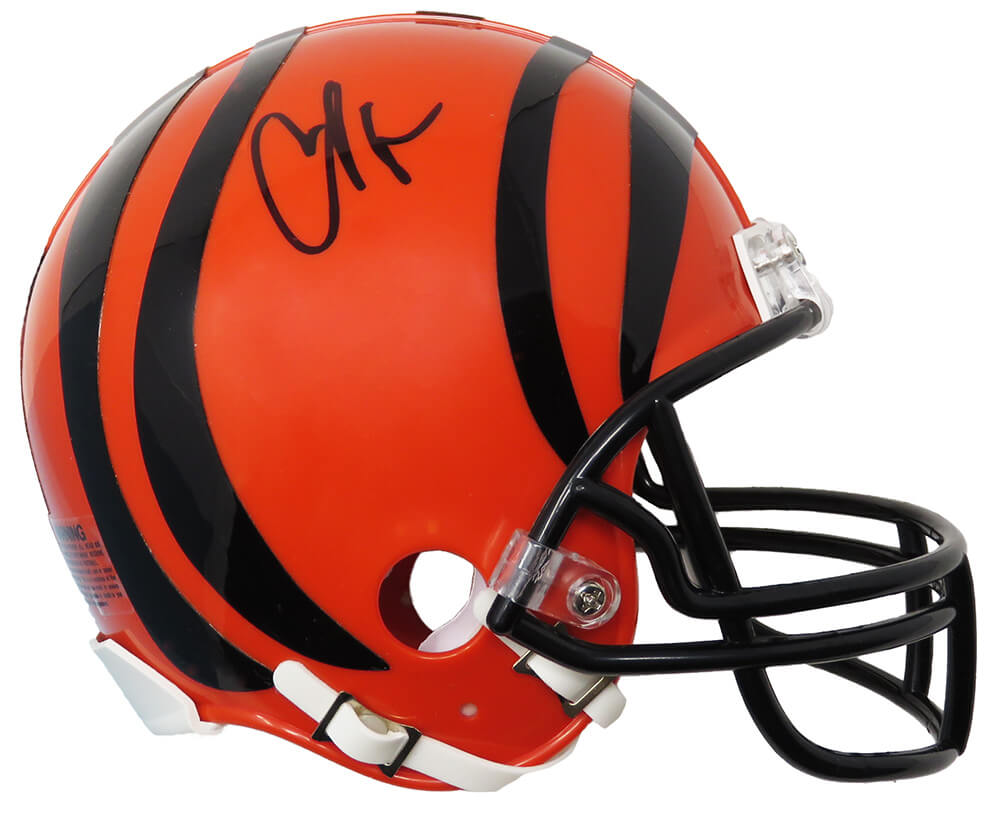 Chad Johnson Signed Cincinnati Bengals Riddell Mini Helmet - JOHMIN320 - Chad Johnson Signed Cincinnati Bengals Riddell Mini Helmet product image