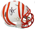 Chad Johnson Signed Cincinnati Bengals Flat White Matte Riddell Speed Mini Helmet - JOHMIN322 - Chad Johnson Signed Cincinnati Bengals Flat White Matte Riddell Speed Mini Helmet product image