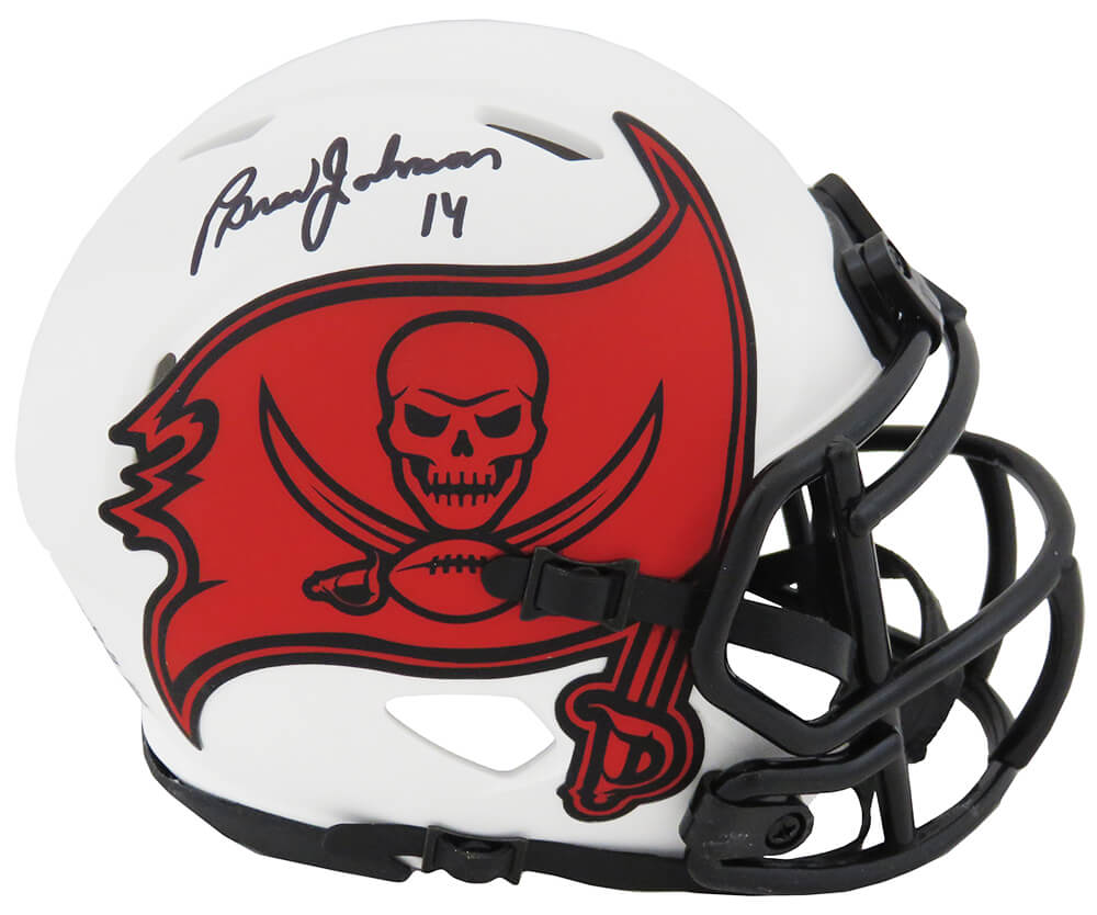 Brad Johnson Signed Tampa Bay Buccaneers Lunar Eclipse Riddell Speed Mini Helmet - JOHMIN350 - Brad Johnson Signed Tampa Bay Buccaneers Lunar Eclipse Riddell Speed Mini Helmet product image