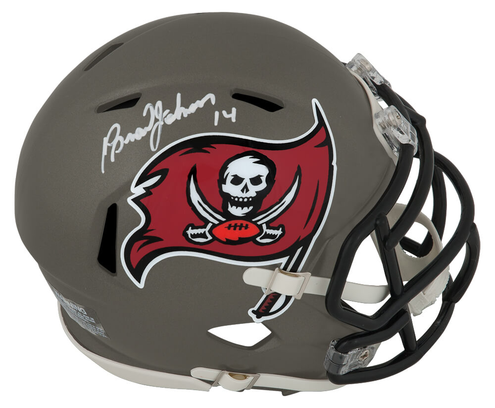 Brad Johnson Signed Tampa Bay Buccaneers Throwback (97-13 Style) Riddell Speed Mini Helmet - JOHMIN352 - Brad Johnson Signed Tampa Bay Buccaneers Throwback (97-13 Style) Riddell Speed Mini Helmet product image