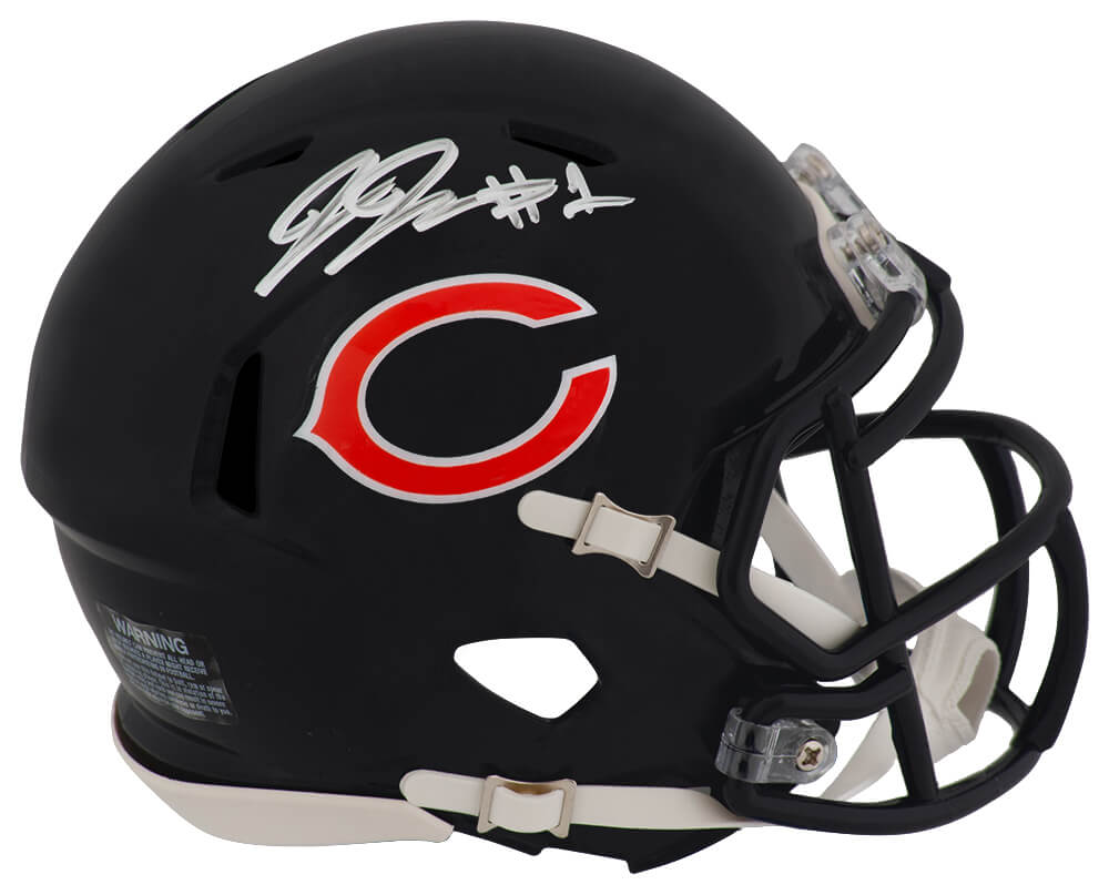 Jaylon Johnson Signed Chicago Bears Riddell Speed Mini Helmet - JOHMIN360 - Jaylon Johnson Signed Chicago Bears Riddell Speed Mini Helmet product image