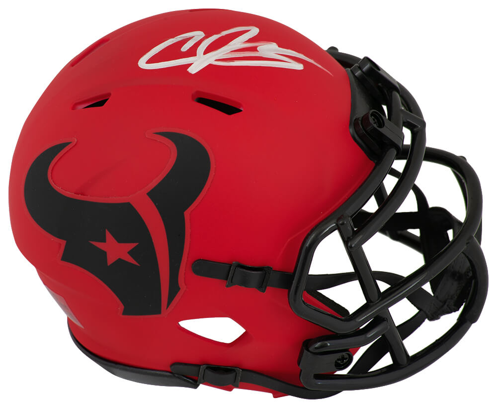 Andre Johnson Signed Houston Texans RAVE Riddell Speed Mini Helmet - JOHMIN375 - Andre Johnson Signed Houston Texans RAVE Riddell Speed Mini Helmet product image