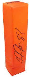Calvin Johnson Signed Orange Endzone Football Pylon - JOHPYL300 - Calvin Johnson Signed Orange Endzone Football Pylon product image