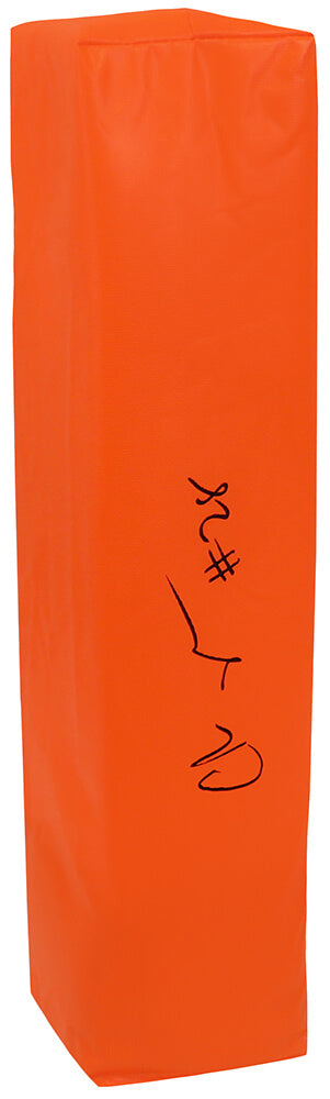 Chris Johnson Signed Champro Orange Endzone Football Pylon - JOHPYL312 - Chris Johnson Signed Champro Orange Endzone Football Pylon product image