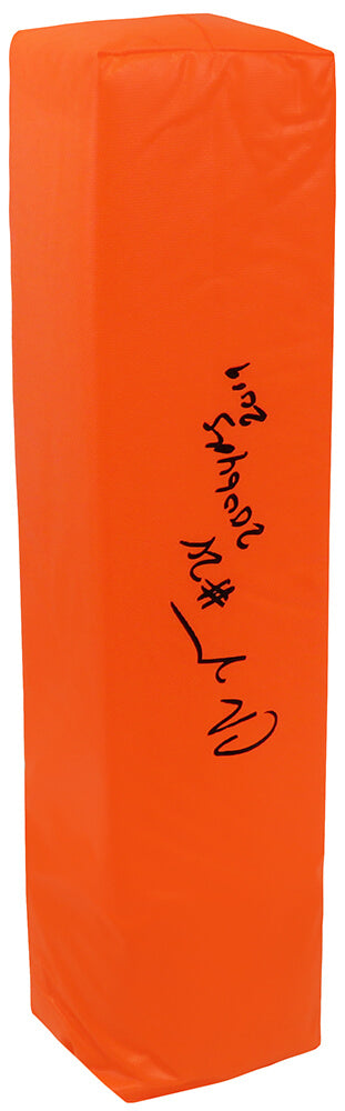 Chris Johnson Signed Champro Orange Endzone Football Pylon w/2006 Yds 2009 - JOHPYL313 - Chris Johnson Signed Champro Orange Endzone Football Pylon w/2006 Yds 2009 product image
