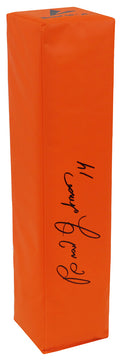 Brad Johnson Signed BSN Orange Football Endzone Pylon - JOHPYL330 - Brad Johnson Signed BSN Orange Football Endzone Pylon product image